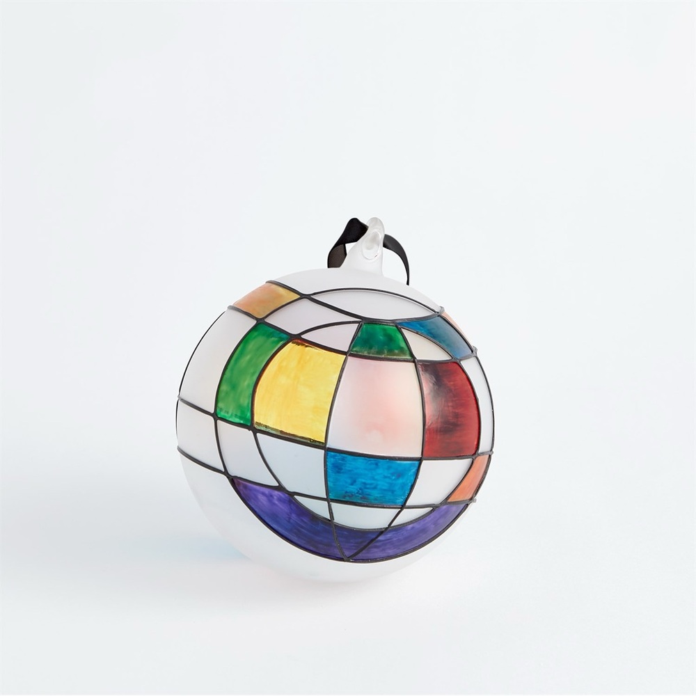 Global Views 25th Anniversary Commemorative Logo Ornament